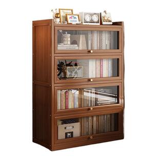 落地置物架家用大容量收纳储物柜多层客厅靠墙加厚书柜子