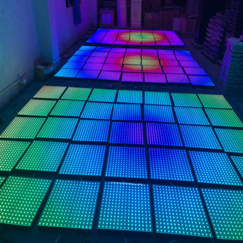 LED像素地板砖彩灯酒吧发光舞台地板万丈深渊地砖灯3D镜面地砖灯