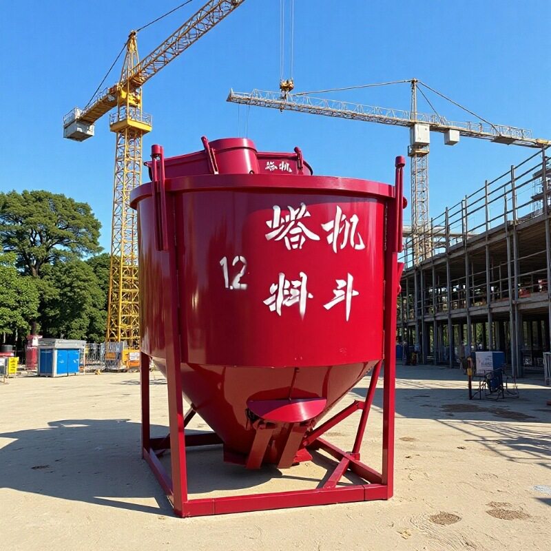 建筑工地圆形加厚混凝土料斗  歪嘴水泥砂浆漏斗 塔机灰斗