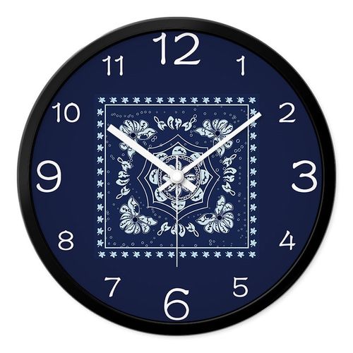 中式挂钟民族风客厅创意卧室静音时尚简约时钟石英钟表大挂表