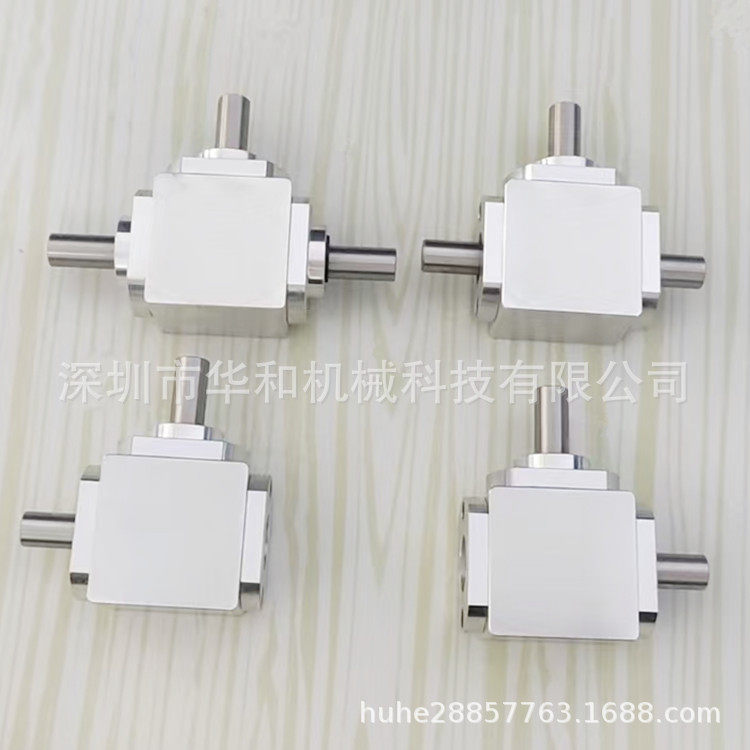 小型1：1T型十字换向器轴径10直角传动变速箱伞齿减速齿轮箱转动