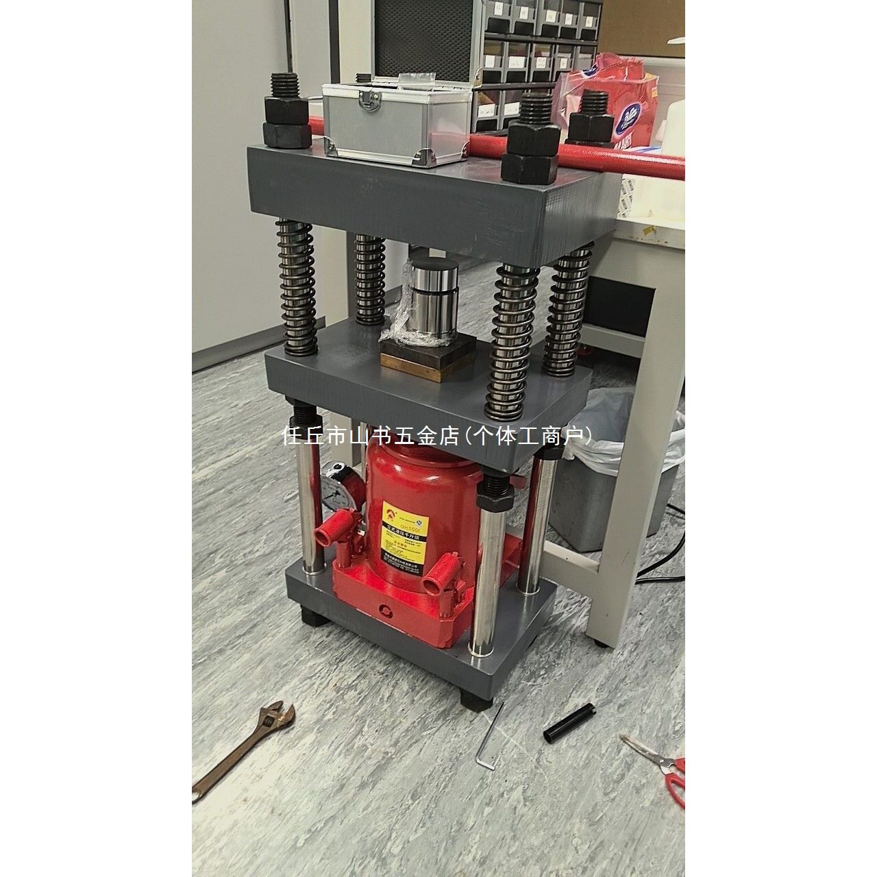 定制手动压力机压钢膜模具液压打饼器实验室专用测试粉未液压片机
