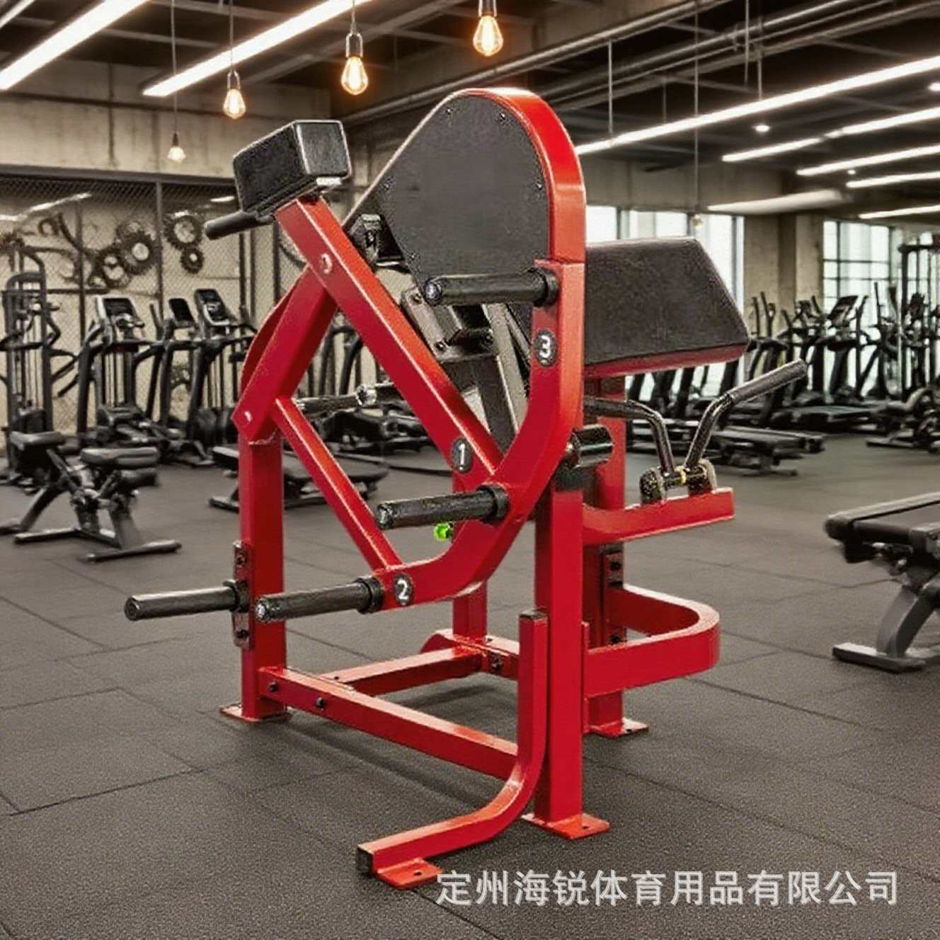 坐式肱三头肌健身商用训练机坐姿挂片三头肌肉下压运动力量训练器