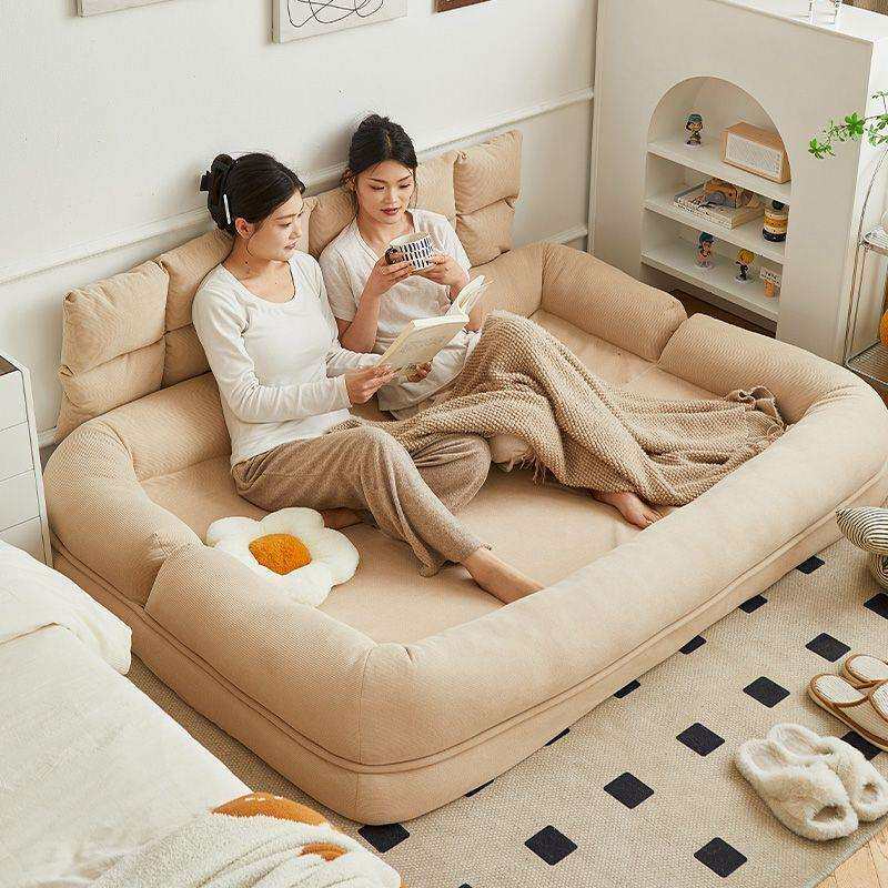 懒人沙发可躺可睡折叠榻榻米双人卧室沙发床两用客厅大型人类狗窝