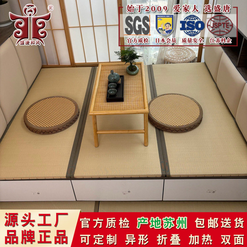 防水榻榻米垫子电加热日式椰棕床垫地铺电热炕席飘窗客厅坐垫可定