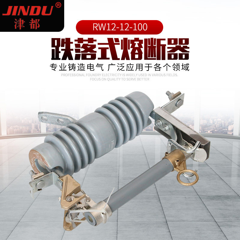 柱上熔断器 RW12-12-100跌落式熔断器 陶瓷高压跌落式熔断器