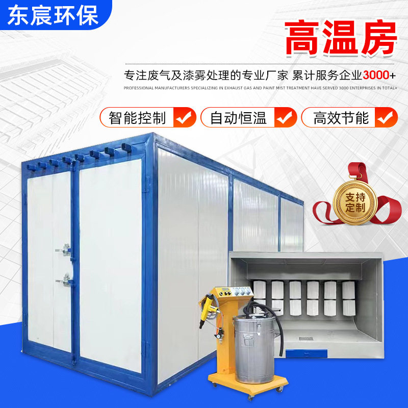 高温房固化炉全套喷塑设备家具烤漆房固化老化房电加热高温烤漆房