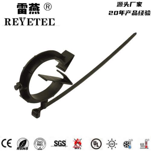 带管夹的分体式固定扎带  汽车扎带 156-01033/T50SVCOC31-39