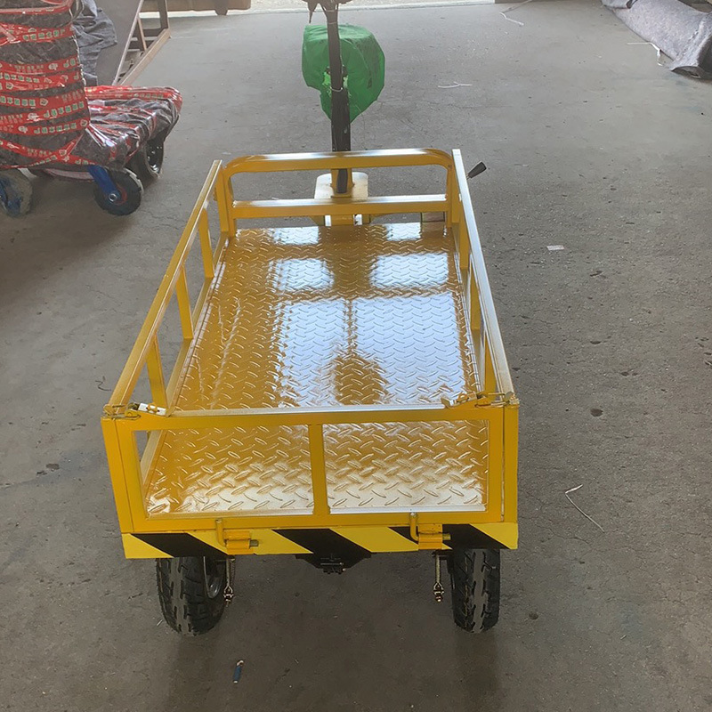 电动倒骑驴电动平板车物流仓储倒骑驴电动车瓷砖水泥搬运车