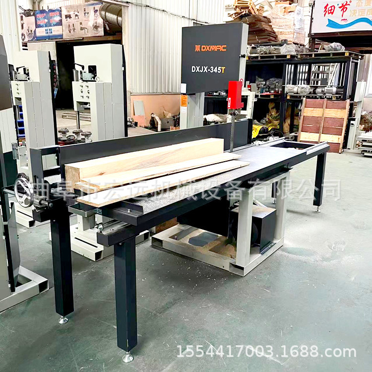 家用小型木工带锯机泡沫用推台