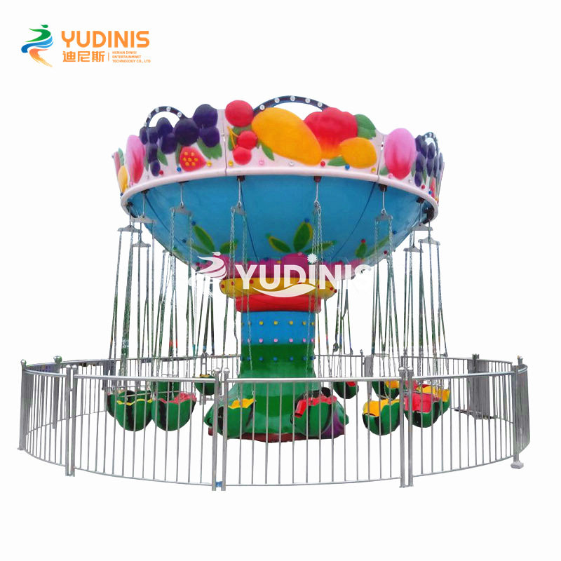 西瓜飞椅水果旋风 小型旋转飞椅儿童游乐场设备 迪尼斯工厂直营店