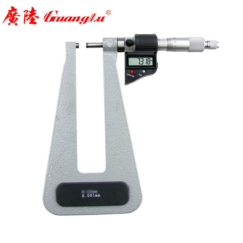 广陆数显深弓架千分尺211-102EK-200【弓深200】