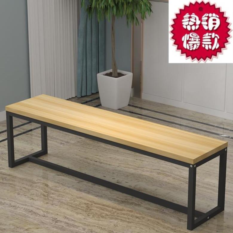 校家长服装店休息商场区餐凳长凳凳子穿鞋凳美式长条椅长板凳服