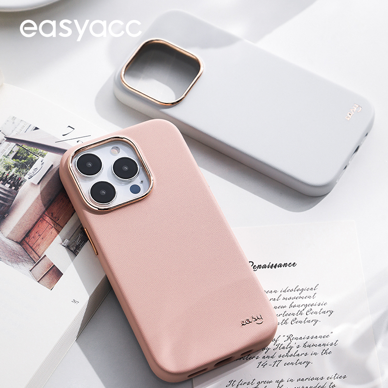 高端皮质壳精致高级细腻质感磁吸