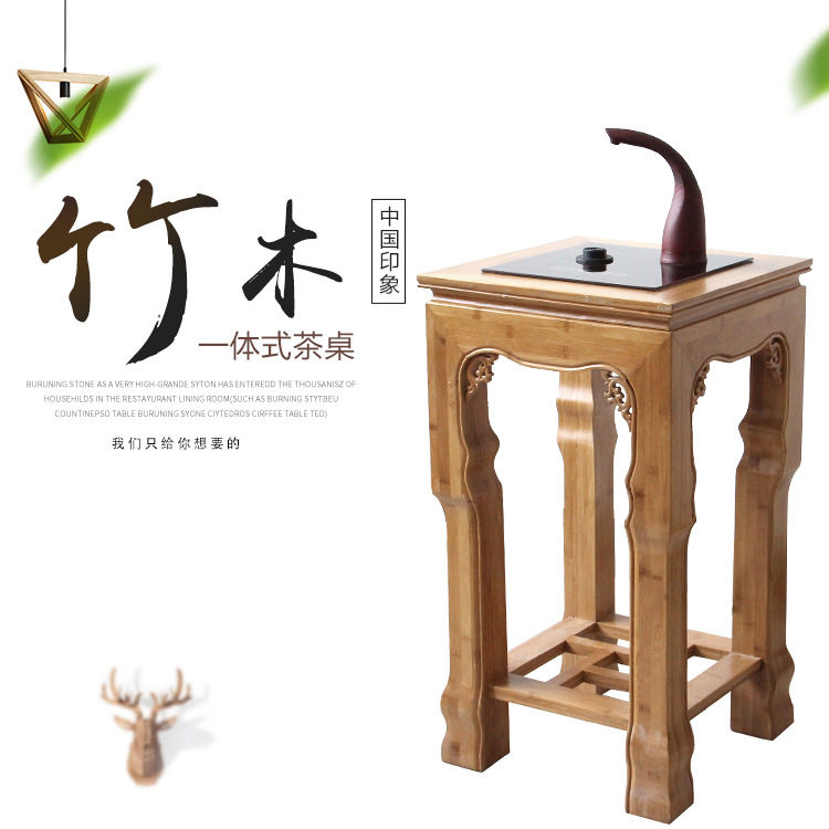 茶水车实木移动红木功夫家用花梨木自动泡茶车柜茶桌新中式小茶台