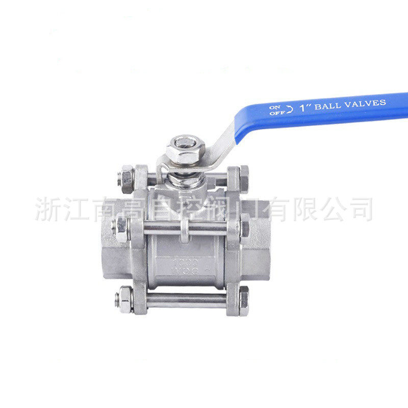 不锈钢广式球阀Q11F-16P丝扣内螺纹阀门高温加厚蒸汽4分6分1寸15