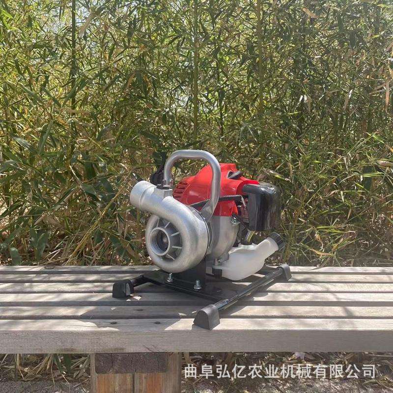 小型汽油抽水泵便携式高山送水压力泵菜园大棚浇田排水1.5寸