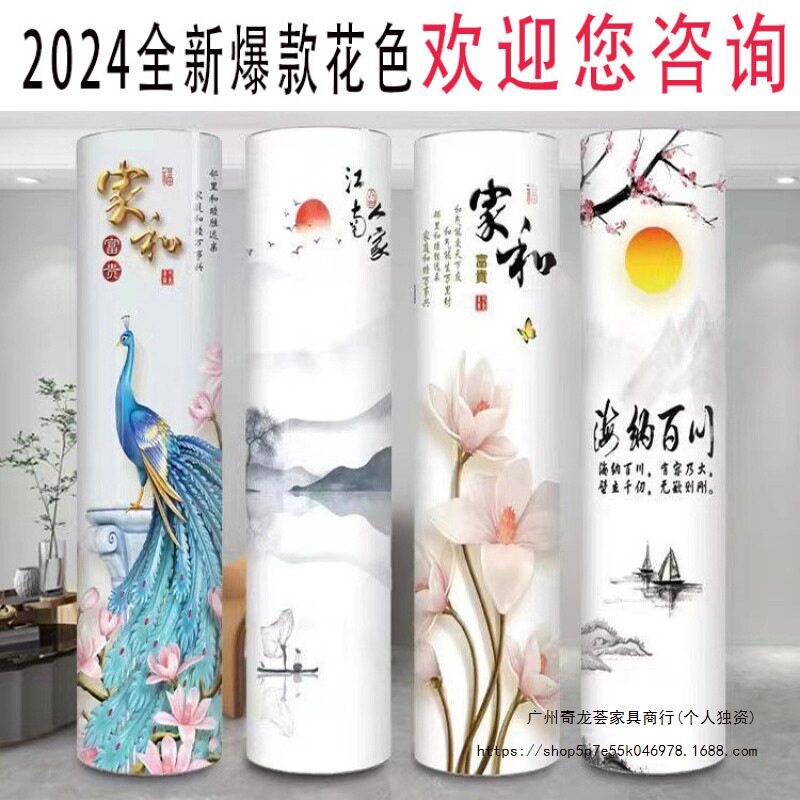 360度旋转圆柱形高档鞋柜