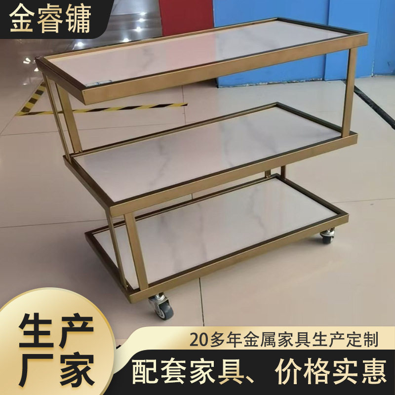 意式极简迷你大理石边几