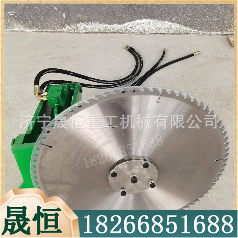 可调切割角度挖机切木锯 液压式伐木锯 绿篱机沙柳树枝切割机