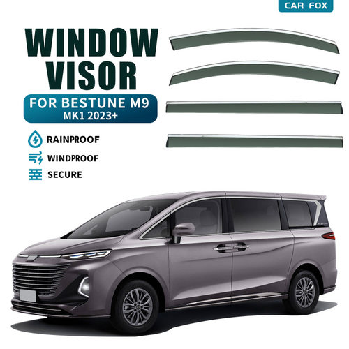 适用于奔腾M9车窗晴雨挡雨遮阳板雨眉bestune M9 Window visor