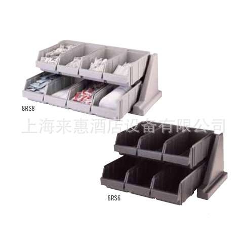 CAMBRO 多层盒子6RS6-110 6格多功能系列组合套装(黑色)