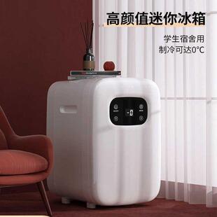 迷你小冰箱宿舍用家用小型冰柜美妆一人办公保鲜车载冷藏冰箱