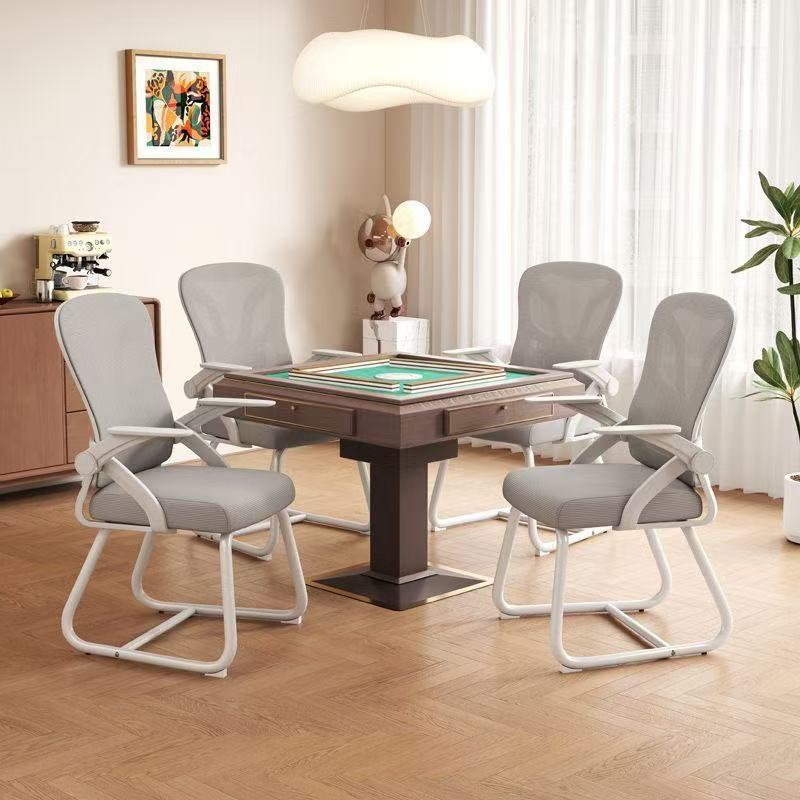 可翻转扶手 麻将椅网椅棋牌室专用棋牌椅会议椅棋牌室麻将室椅子