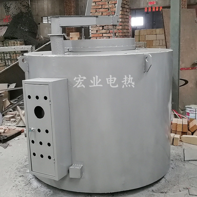 熔铝炉坩埚熔化炉工业井式炉高温热处理熔炉实验室电炉化铝机器