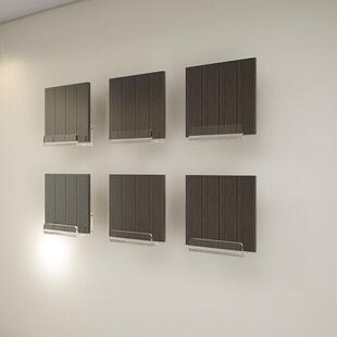 瓷砖样块色板卡槽展示架壁挂式木地板石材小样亚克力陈列架