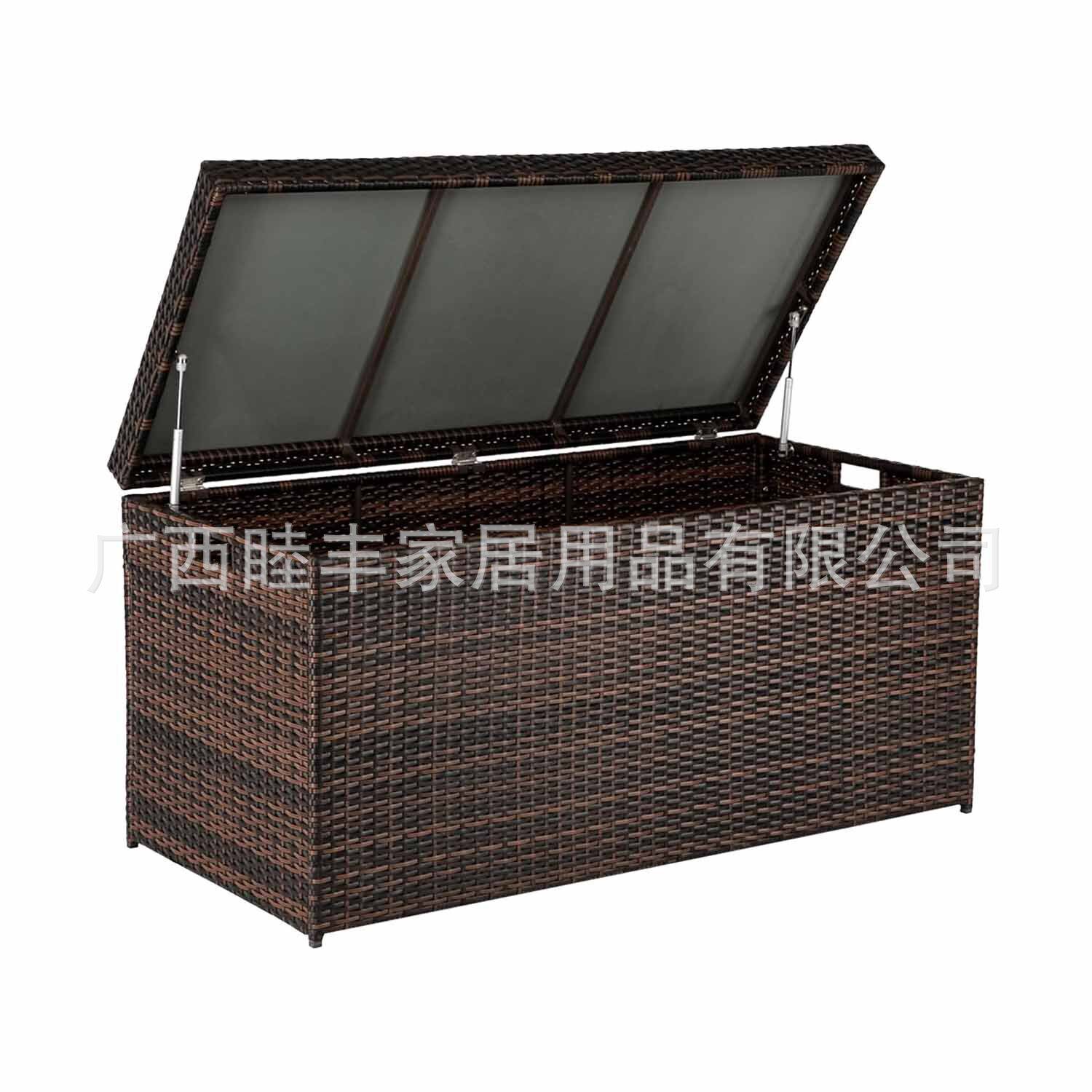 工厂直供户外室内欧美花园院子仿藤家具藤编KD工具箱杂物箱储物箱