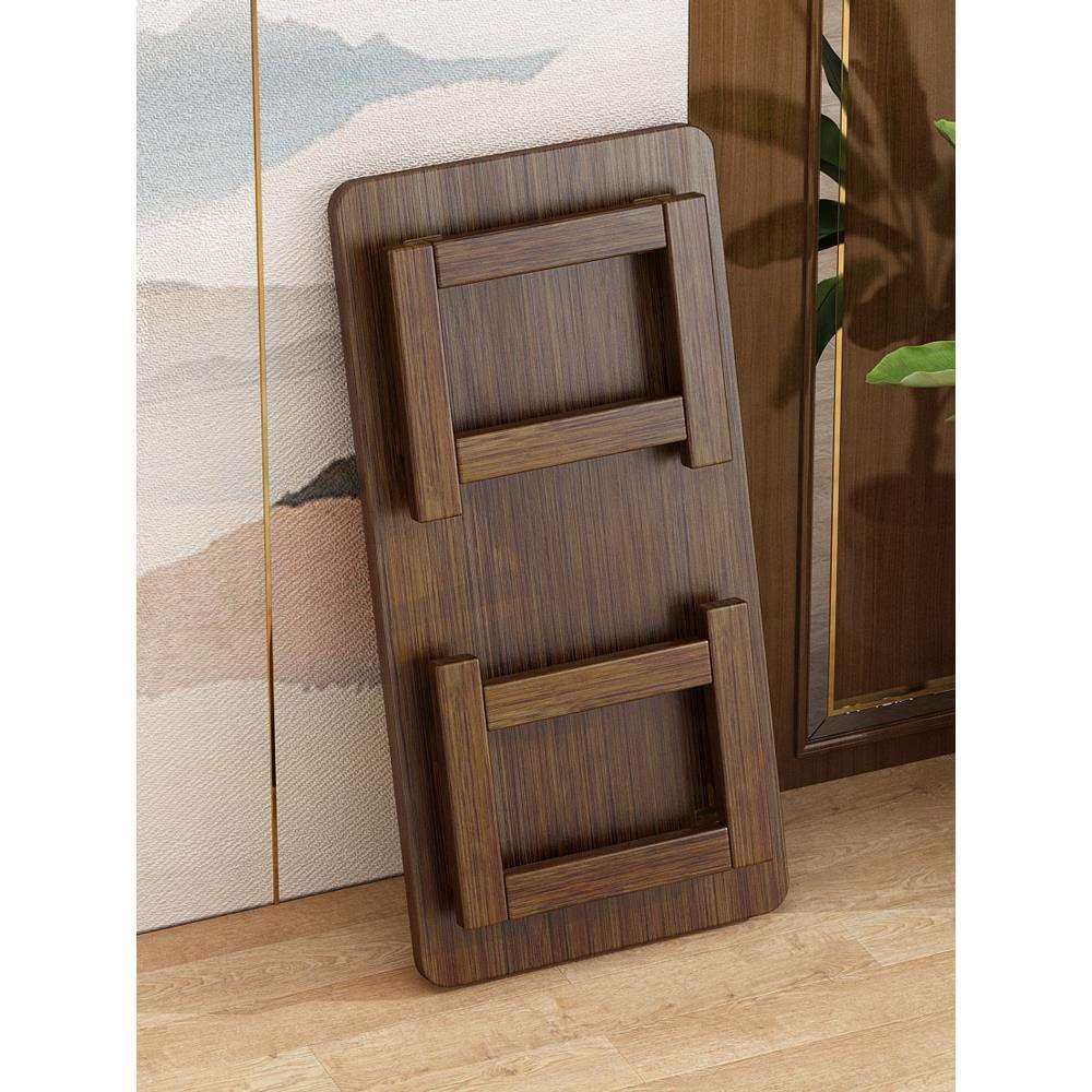 可折叠桌泡茶桌家用客厅办公室茶几简约小户型实木卧室小桌子矮桌