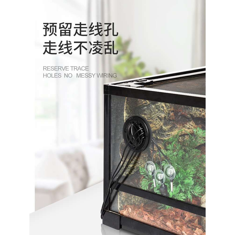 新派宠物reptizoo陆龟饲养箱爬宠变色龙蜥蜴守宫玻璃爬缸爬虫箱