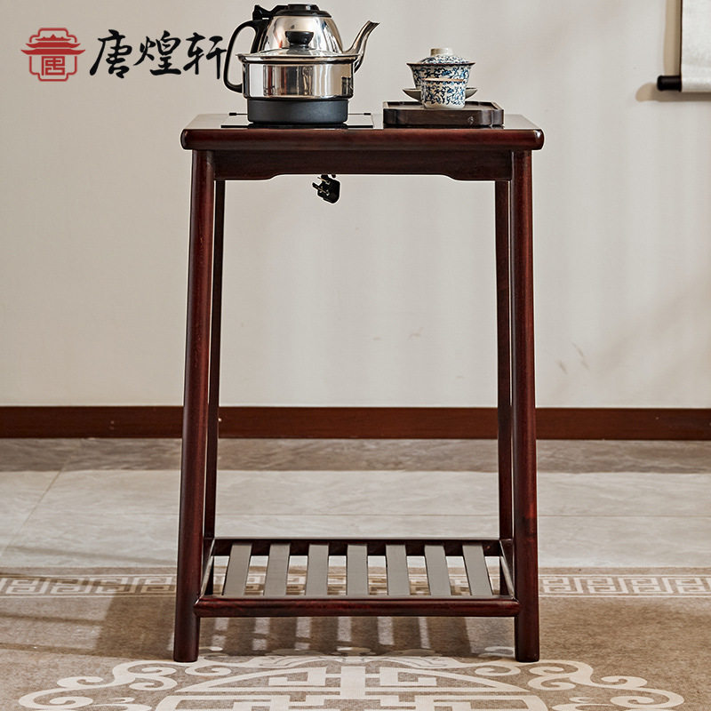赞比亚血檀中式实木边几