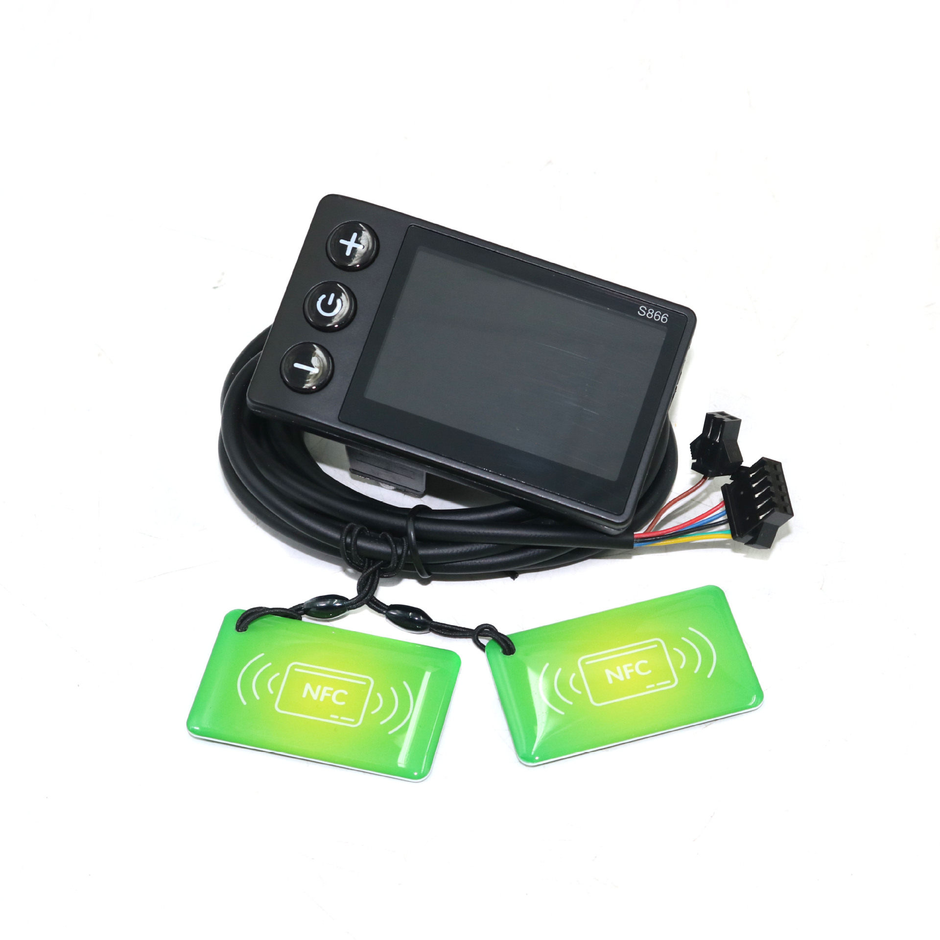 尊控ZUNCONTROLS866彩屏电动自行车滑板车助力车NFC调速液晶仪表