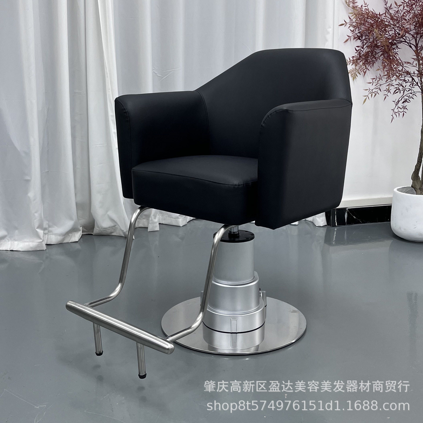 高端简约发廊专用剪发椅电动一键升降美发椅理发椅子升降造型椅