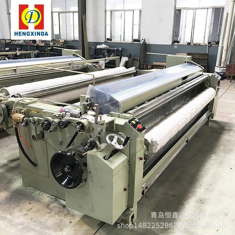 厂小型织布机布料编织机全自动纺织机械设备网眼袋编织机图片