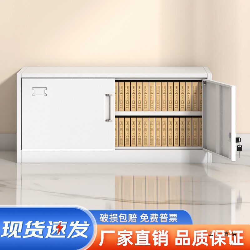 办公室单节档案柜铁皮文件柜多层带锁储物资料柜矮柜顶柜单节柜子图片