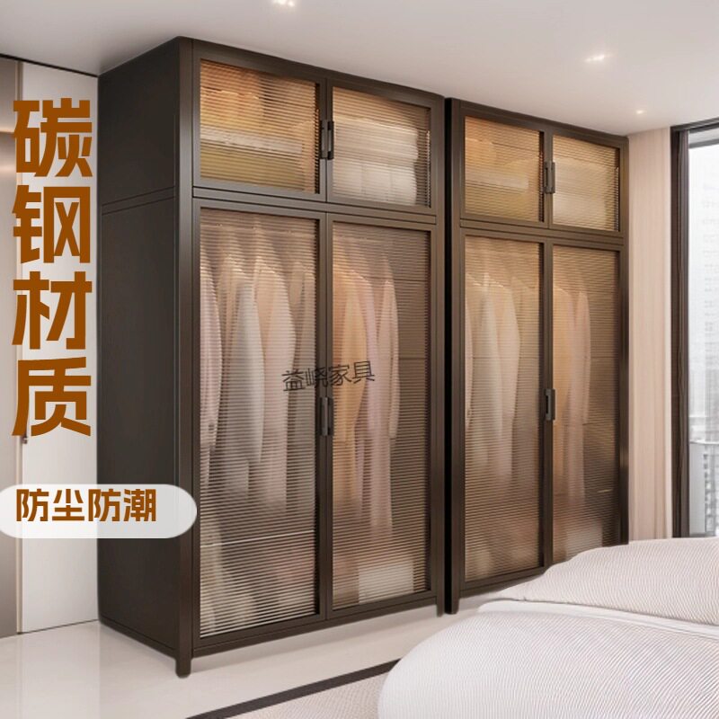 钢制悬挂式收纳衣柜家用宿舍