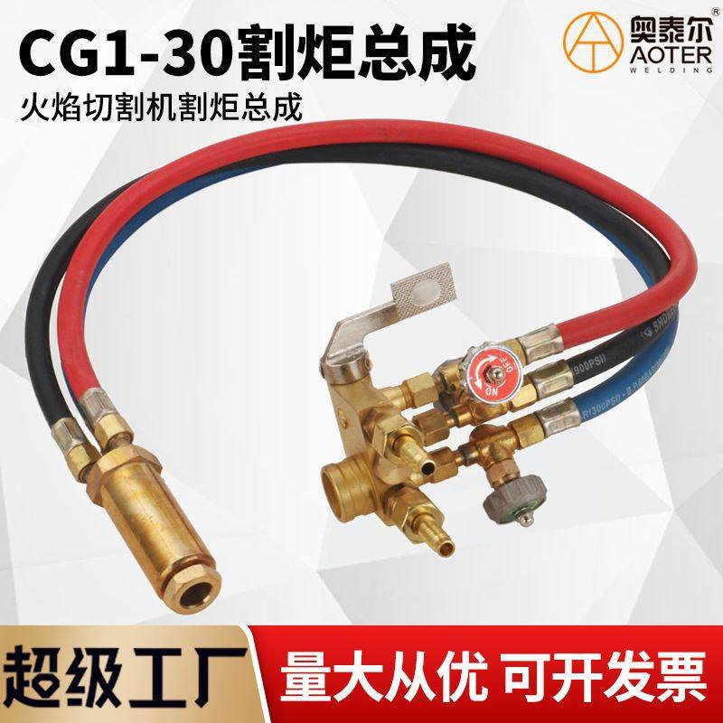 CG1-30半自动火焰切割机割炬总成 小车气割机割枪头 华威跑车通用