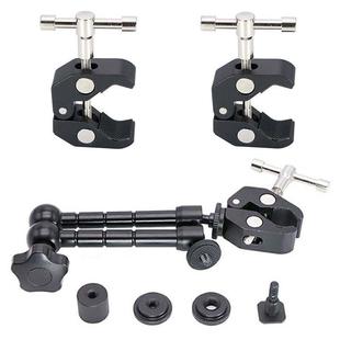 大号蟹钳夹全金属大力夹子魔术手臂怪手球头万向支架固定接头夹头