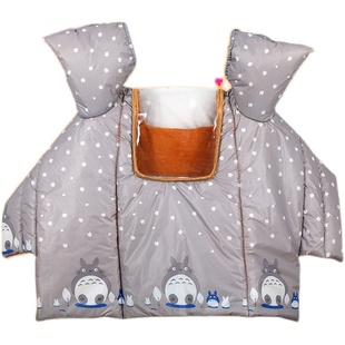 电动车挡风被亲子款冬季加绒防风防水布双面加宽儿童电摩通用