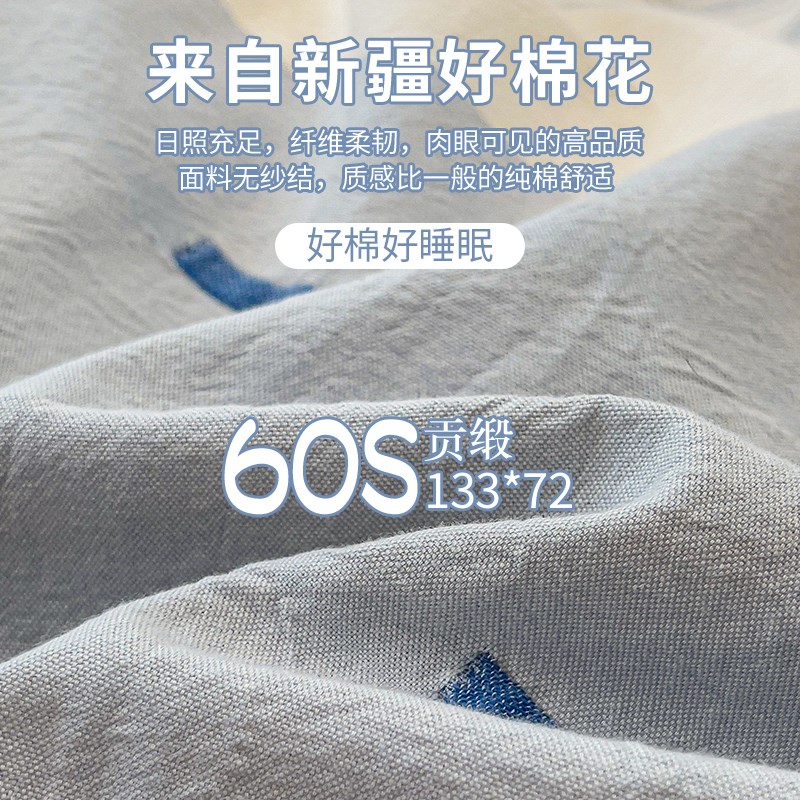 60s长绒棉提花枕套一对装48x74秋冬家用枕头套宿舍枕芯内胆套