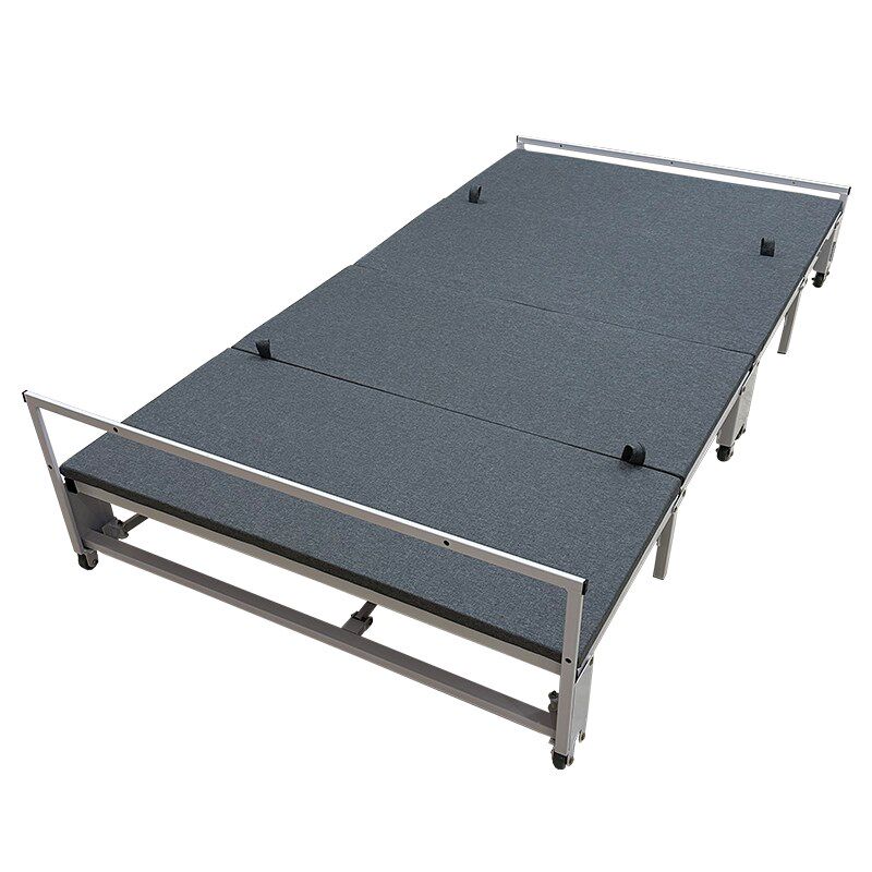 隐形折叠床家用柜内抽拉式不占空间的可收缩移动床五金配件带轮子