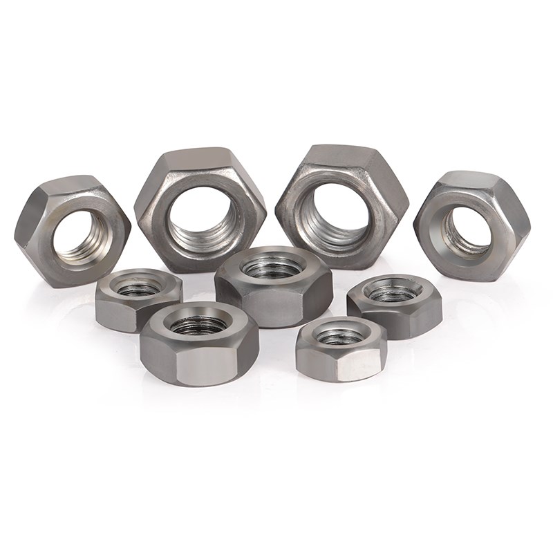 4.8级本色六角螺母碳钢铁4级螺丝帽6M8M10M12M14M16M18M20MM24M30