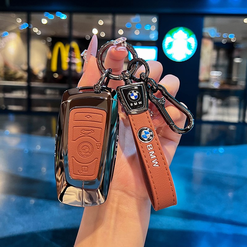 老款宝马530钥匙套3系4系5系7系13-19款320li车金属扣520li壳X3X5