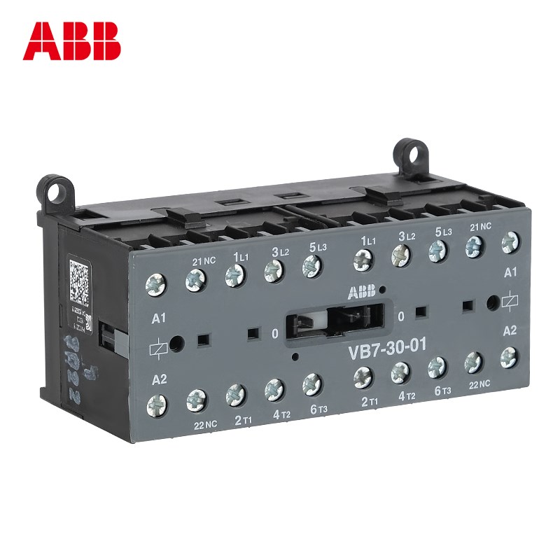 ABB机械联锁交流接触器VB7-30-01可逆VBC6A-30-10直流2T4/110/220