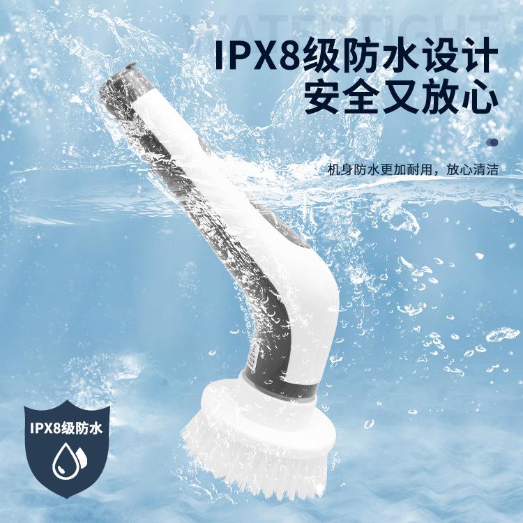新款鱼缸刷手持多功能电动清洁刷无线厨房百洁布钢丝球刷清洁刷子图片