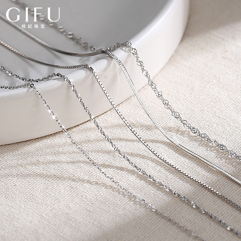 925純銀鎖骨鏈單項鏈女韓國冷淡風蛇骨素鏈無吊墜滿天星頸鏈配飾在類目 飾品/流行首飾/時尚飾品新, 項鍊中 - 來自Buy2taobao.com提供專業的淘寶代購服務