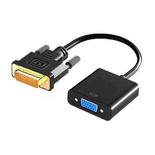 dvi 5显示器转接头接口转VGA连线1080P高清转器div加v d转vga24